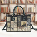 Christianartbag Novel Bags Personalized Leather Handbags for Literary Enthusiasts – Christian apparel for women – Leather Han