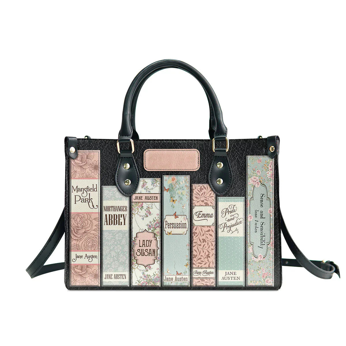 Christianartbag Novel Bags Personalized Leather Handbags for Literary Enthusiasts Jane – Christian apparel for women – Leathe