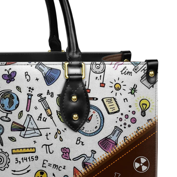 Christianartbag Teacher Bags Custom Leather Handbags for Teachers Gift For Teacher – Christian apparel for women – Leather Ha