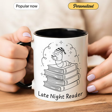 Late Night Reader Mug for Book Lovers – Unique Gift Idea for Night Owls Who Can’t Put Books Down | Mug 7