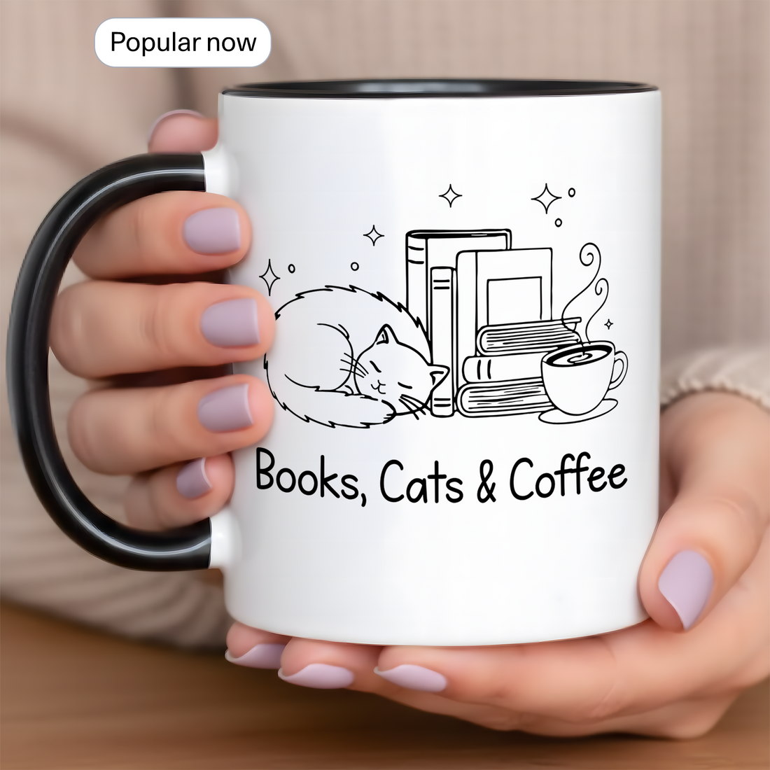 Cute Bookworm Mug – Introverted and Bookish Coffee Cup, Great Gift for Readers, Introverts & Homebodies | Mug 94