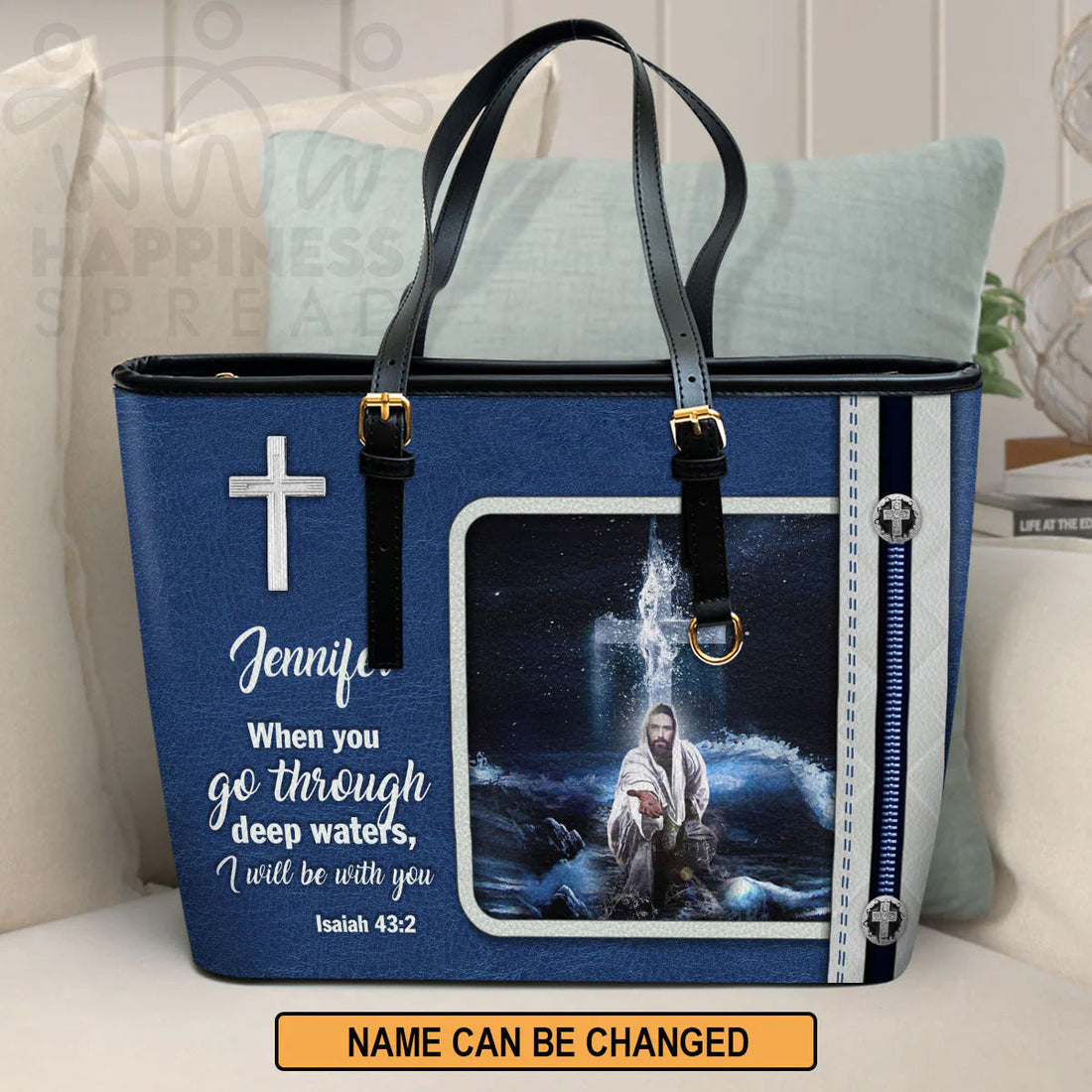 Personalized Christian Handbag - I Will Be With You