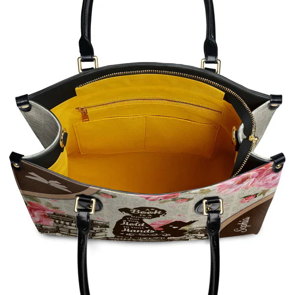 Christianartbag Handbags A Book Is A Dream That You Hold In Your Hands Handbag Design – Christian apparel for women – Leather