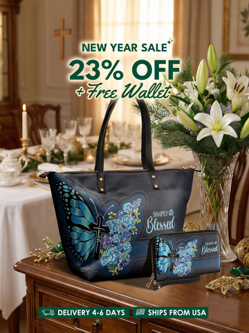 Blessed Leather Tote Bag Deal