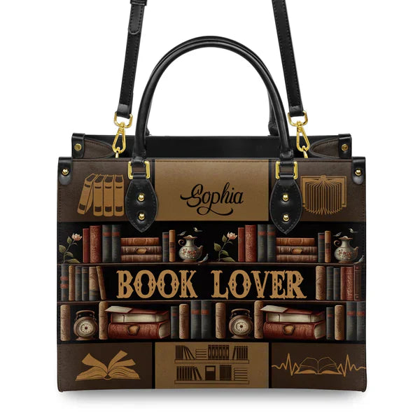Christianartbag Handbags Book Lover Handbag Design Monogram Leather Handbag Gifts for – Christian apparel for women – Canvas 