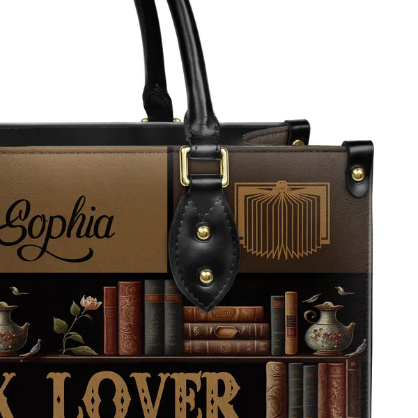 Christianartbag Handbags Book Lover Handbag Design Monogram Leather Handbag Gifts for – Christian apparel for women – Leather