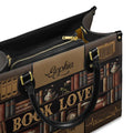 Christianartbag Handbags Book Lover Handbag Design Monogram Leather Handbag Gifts for – Christian apparel for women – Leather