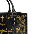 CHRISTIANARTBAG Handbags - Bold Christian Tote Bag for Strong Women – DISC Type D – Christian apparel for women – Leather TOT