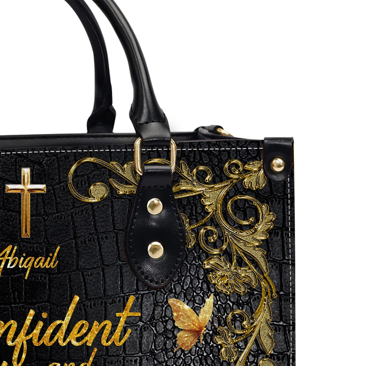 CHRISTIANARTBAG Handbags - Bold Christian Tote Bag for Strong Women – DISC Type D – Christian apparel for women – Leather TOT