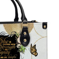 Personalized Christian Handbag – Proverbs 31:25 “Clothed in Strength and Dignity” – – Christian apparel for women – Leather T