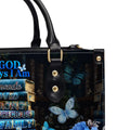 Christianartbag Handbags- GOD Says I AM - Bookmarks Leather Handbag - CABLTB01121224 – Christian apparel for women – Leather 
