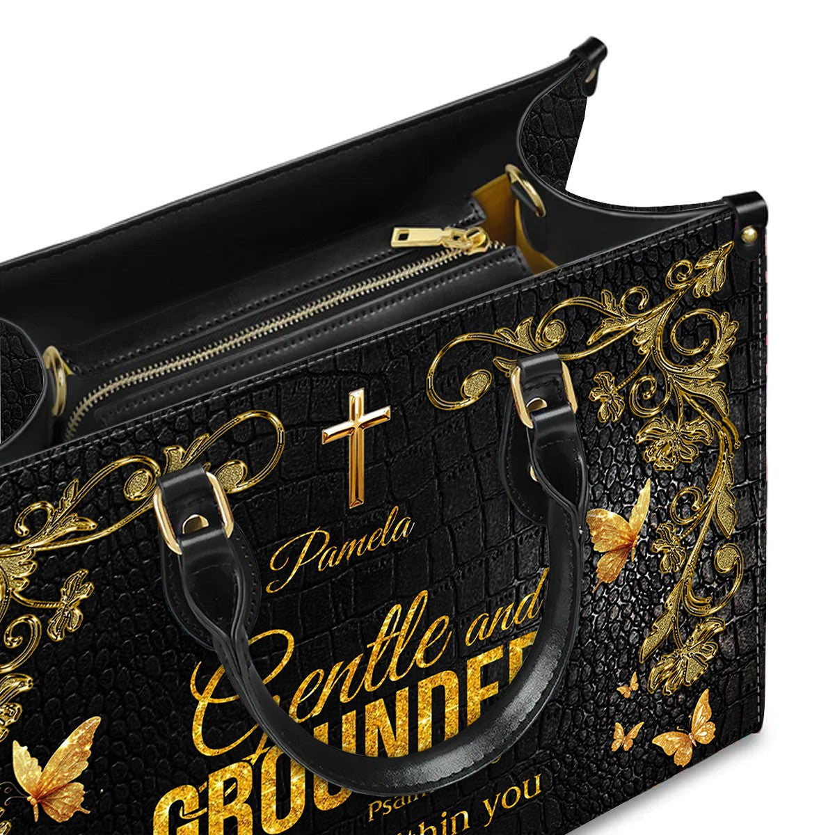CHRISTIANARTBAG Handbags - Peaceful Christian Bag for Loyal Women – DISC Type S Calm & – Christian apparel for women – Leathe