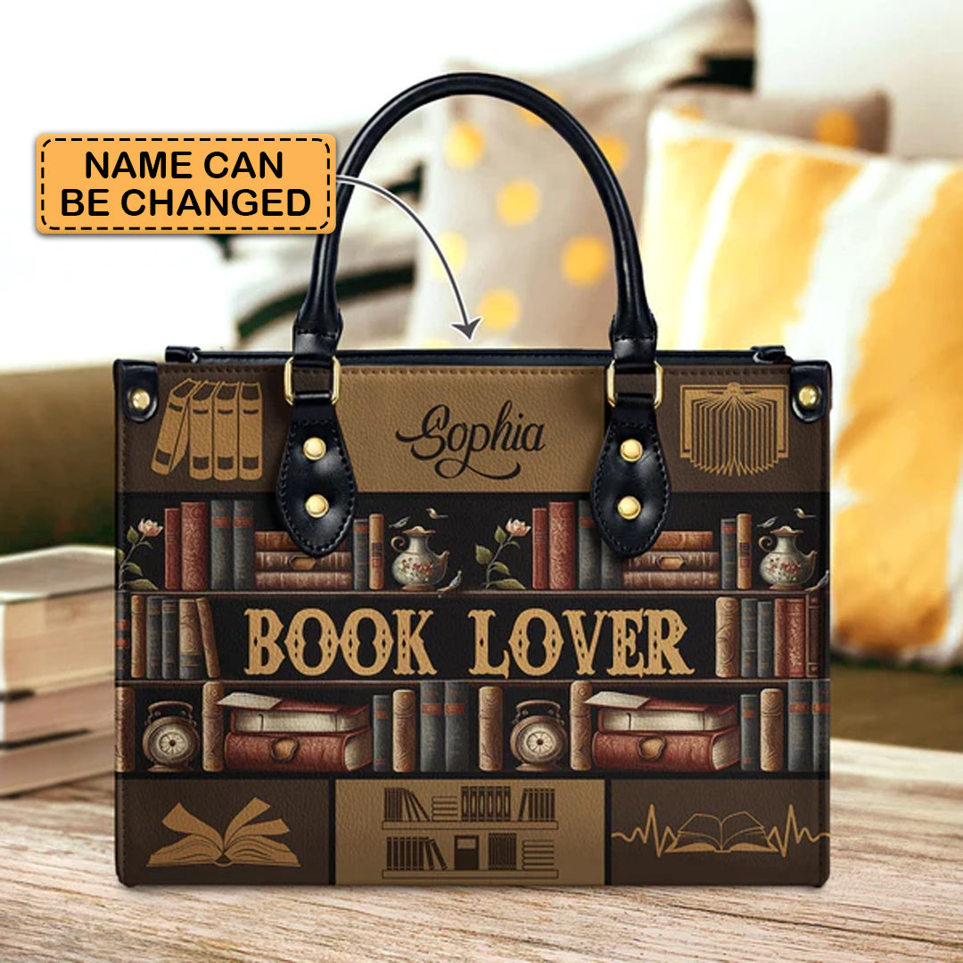 Christianartbag Handbags Book Lover Handbag Design Monogram Leather Handbag Gifts for – Christian apparel for women – Leather