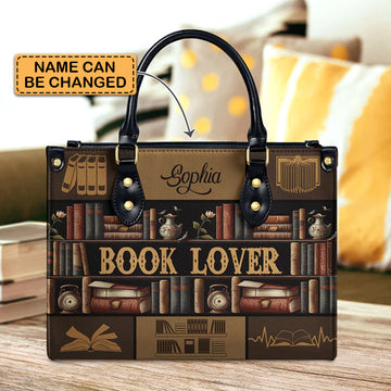 Christianartbag Handbags Book Lover Handbag Design Monogram Leather Handbag Gifts for – Christian apparel for women – Leather