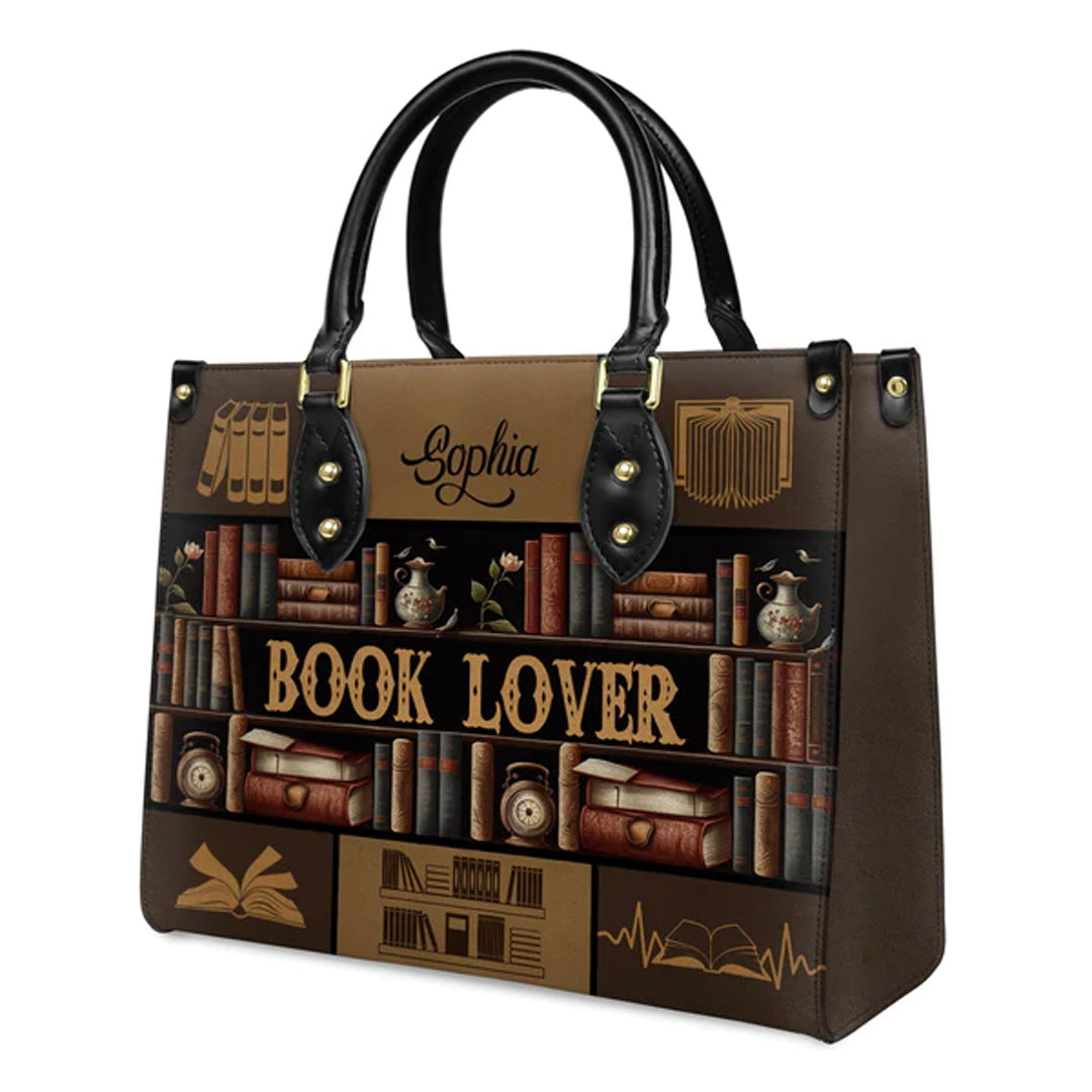 Christianartbag Handbags Book Lover Handbag Design Monogram Leather Handbag Gifts for – Christian apparel for women – Leather