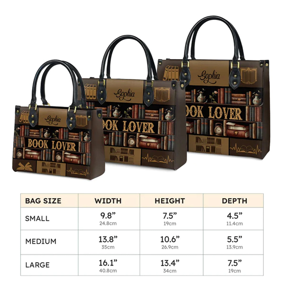 Christianartbag Handbags Book Lover Handbag Design Monogram Leather Handbag Gifts for – Christian apparel for women – Leather