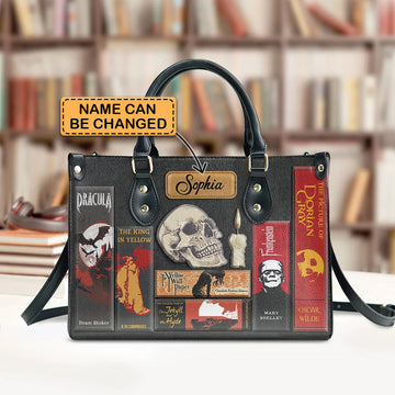 Christianartbag Novel Bags Personalized Leather Handbags for Literary Enthusiasts – Christian apparel for women – Leather Han