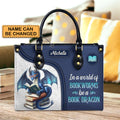 Christianartbag Handbags In A World Of Bookworms Be A Book Dragon Handbag Design – Christian apparel for women – Leather Hand