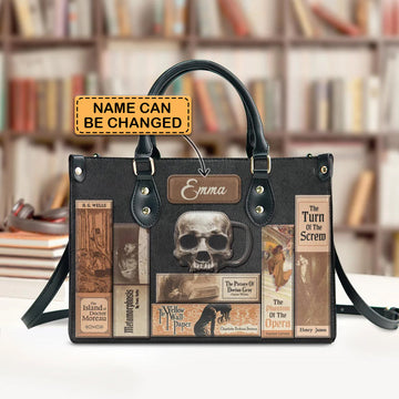 Christianartbag Novel Bags Personalized Leather Handbags for Literary Enthusiasts – Christian apparel for women – Leather Han