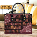 Christianartbag Handbags Just A Girl Who Loves Books Handbag Design Monogram Leather – Christian apparel for women – Leather 