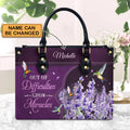 Christianartbag Handbags Out Of Difficulties Grow Miracles 1 Peter 5 10 Hummingbird – Christian apparel for women – Leather H