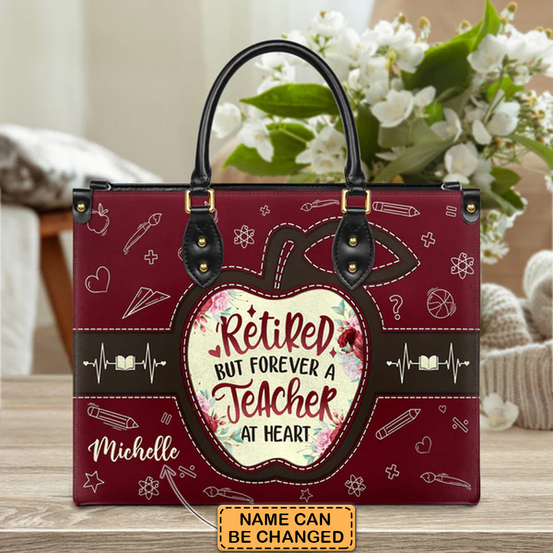 Christianartbag Teacher Bags Custom Leather Handbags for Teachers Gift For Teacher – Christian apparel for women – Leather Ha