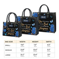 Christianartbag Handbags She Who Kneels Before God Romans 8 31 Handbag Design Monogram – Christian apparel for women – Leathe
