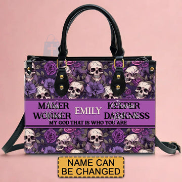 CHRISTIANARTBAG: Personalized Handbags for Women Custom Leather Bags – Christian apparel for women – Leather Handbag M 11.4x7