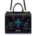 Christianartbag Handbags God Is Within Her She Will Not Fail Psalm 46 5 Mandala – Christian apparel for women – Leather TOTE 