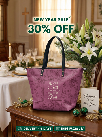 "Flourish" Leather Tote Bag
