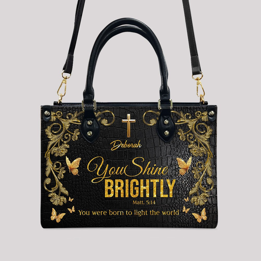 CHRISTIANARTBAG Handbags - Joyful Christian Handbag for Inspirational Women – DISC – Christian apparel for women – Leather Bi