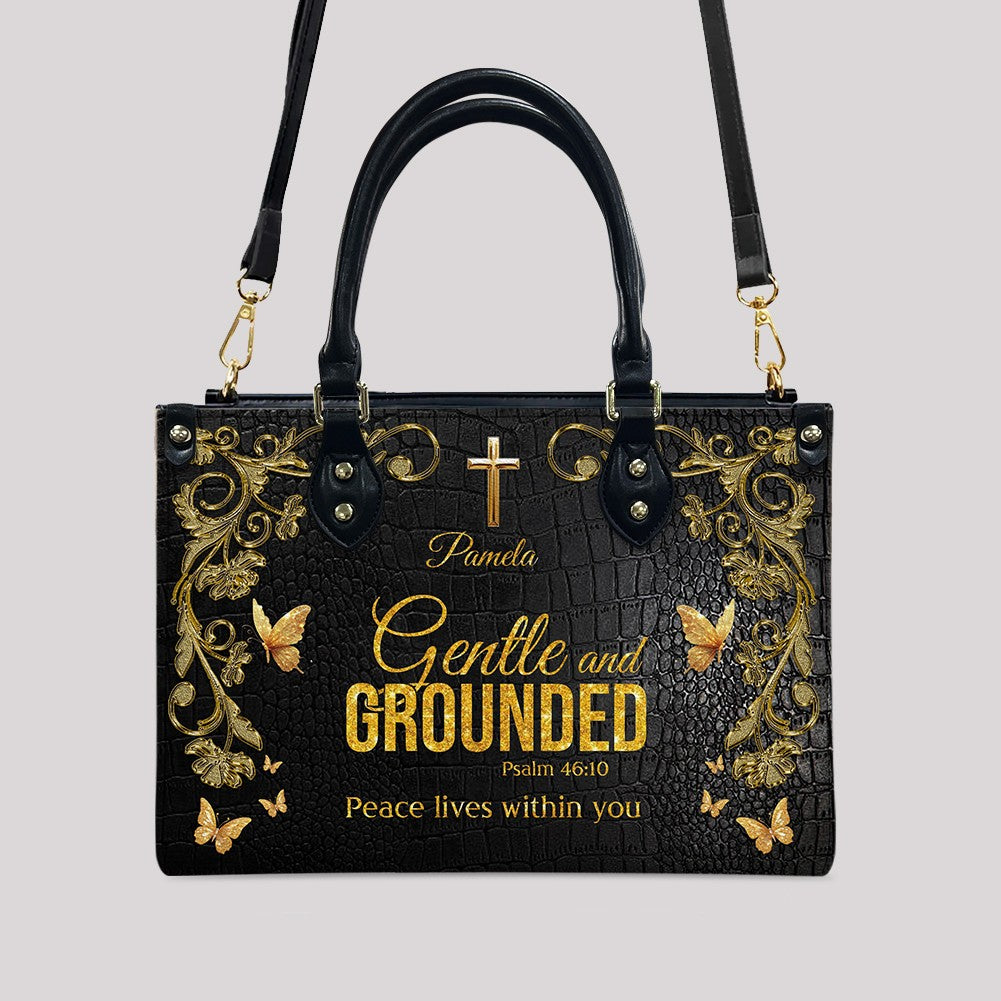 CHRISTIANARTBAG Handbags - Peaceful Christian Bag for Loyal Women – DISC Type S Calm & – Christian apparel for women – Leathe
