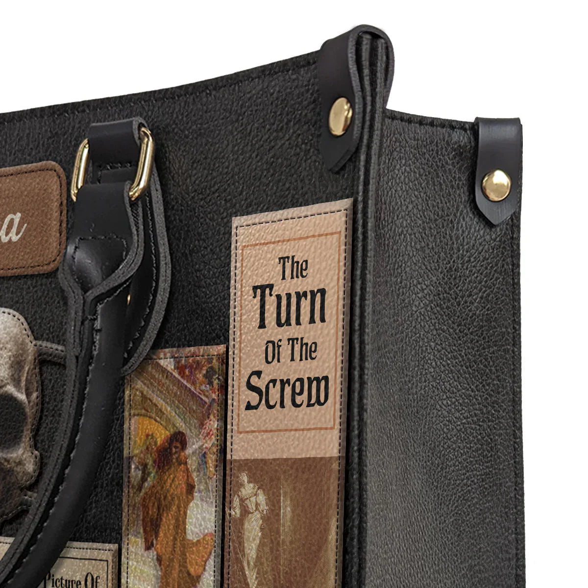 Christianartbag Novel Bags Personalized Leather Handbags for Literary Enthusiasts – Christian apparel for women – Canvas TOTE