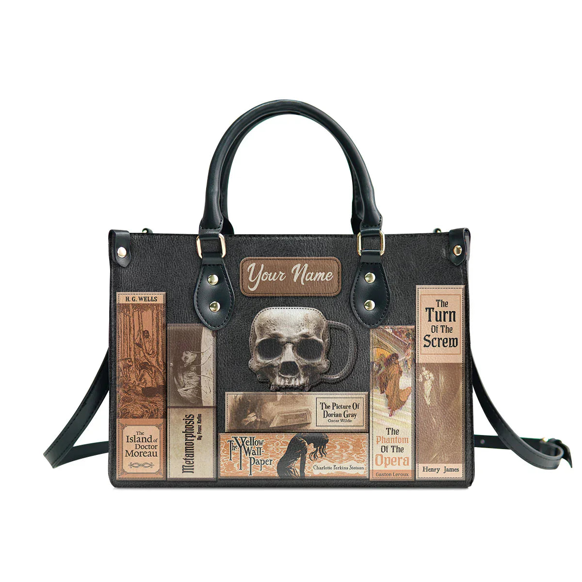 Christianartbag Novel Bags Personalized Leather Handbags for Literary Enthusiasts – Christian apparel for women – Leather Bib
