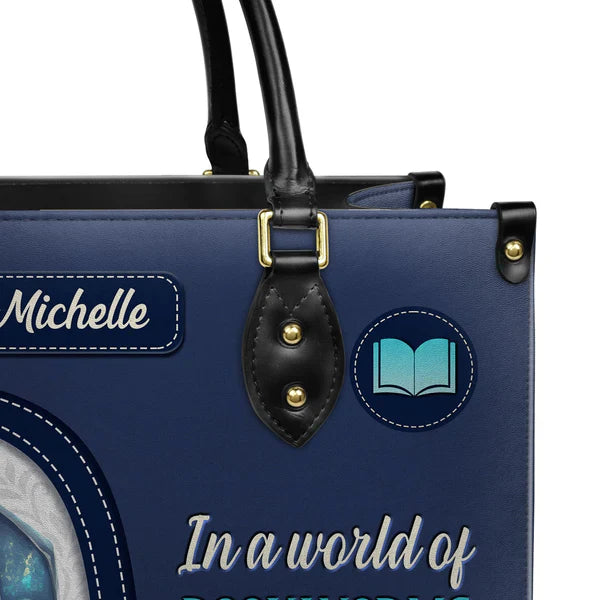 Christianartbag Handbags In A World Of Bookworms Be A Book Dragon Handbag Design – Christian apparel for women – Canvas TOTE 