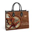 Christianartbag Handbags In The World Full Of Book Worms Be A Book Dragon Handbag – Christian apparel for women – Leather TOT