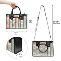 Christianartbag Novel Bags Personalized Leather Handbags for Literary Enthusiasts Jane – Christian apparel for women – Leathe