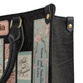 Christianartbag Novel Bags Personalized Leather Handbags for Literary Enthusiasts Jane – Christian apparel for women – Canvas