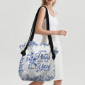 Personalized Large Oxford Fabric Tote Bag – Christian Bible Verse Shoulder Bag with – Christian apparel for women – I Know Th