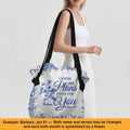 Personalized Large Oxford Fabric Tote Bag – Christian Bible Verse Shoulder Bag with – Christian apparel for women