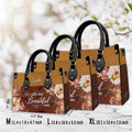 Christianartbag Handbags He Calls Me Beautiful One Leather Handbag Butterfly Flower – Christian apparel for women – Leather T