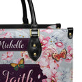 Christianartbag Handbags Let Your Faith Be Bigger Than Your Fear Handbag Design – Christian apparel for women – Leather Handb