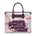 Christianartbag Handbags Let Your Faith Be Bigger Than Your Fear Handbag Design – Christian apparel for women – Leather Bible