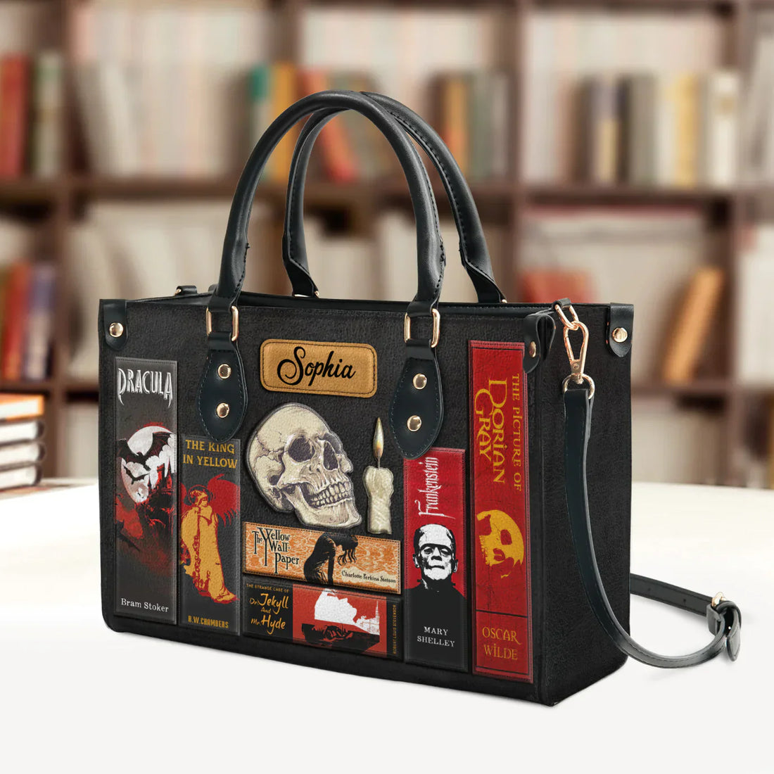 Christianartbag Novel Bags Personalized Leather Handbags for Literary Enthusiasts – Christian apparel for women – Leather Han