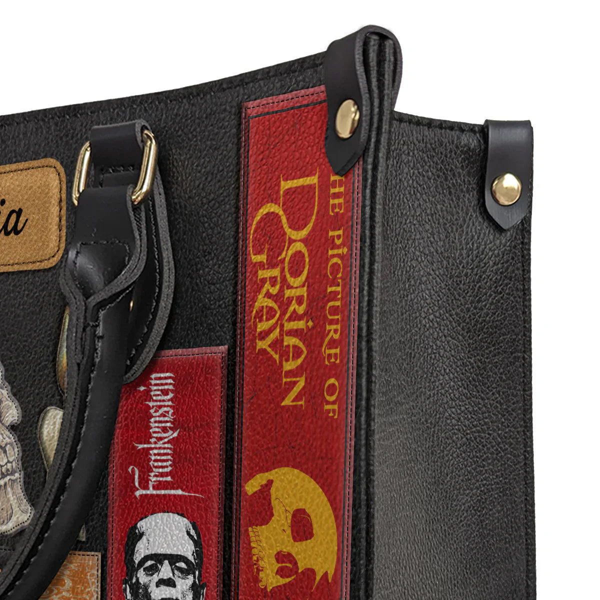 Christianartbag Novel Bags Personalized Leather Handbags for Literary Enthusiasts – Christian apparel for women – Leather Han
