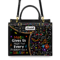 Christianartbag Teacher Bags Custom Leather Handbags for Teachers Gift For Teacher – Christian apparel for women – Leather Bi