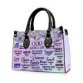 Christianartbag Handbags God Says I Am Handbag Design Monogram Leather Handbag Gifts – Christian apparel for women – Leather 