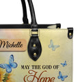 Christianartbag Handbags May The God Of Hope Fill You With All Joy And Peace Romans 15 – Christian apparel for women – Leathe