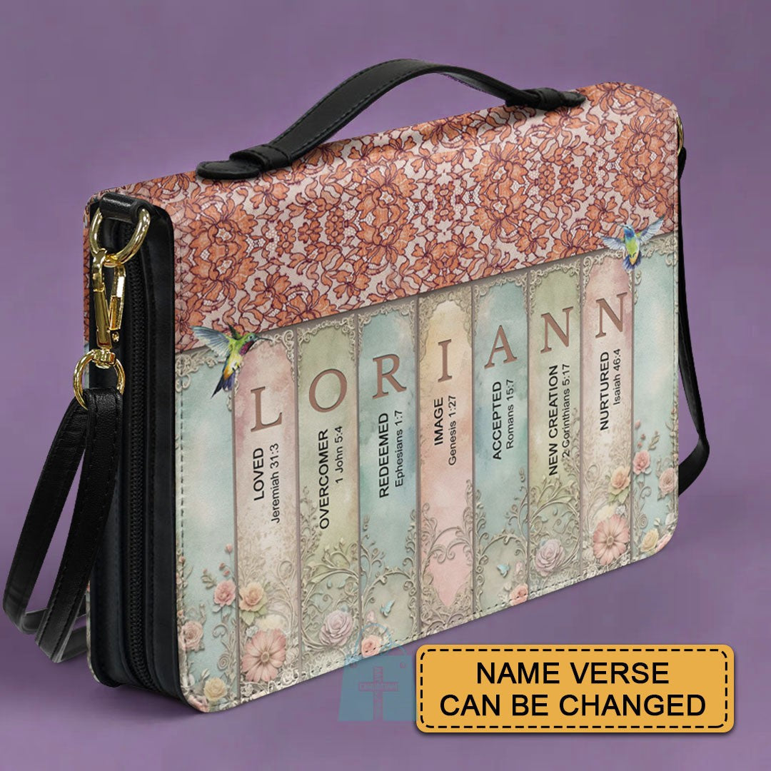 Christianartbag Handbags- Uncover the sacred meaning of your name - Bookmarks Leather – Christian apparel for women – TOTE ba