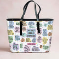 Christianartbag Handbags My Daily Bible Affirmations Leather Bags Personalized Bags – Christian apparel for women – Clutch Pu